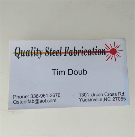 metal fabrication yadkinville nc duvalfab.pro|QUALITY STEEL FABRICATION, INC. Company Profile.